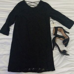 Lace slip dress with beautiful back detail